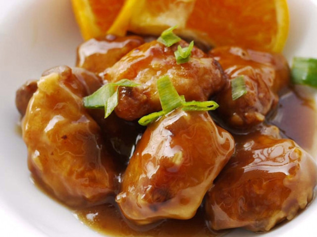 Receta especial de pollo a la naranja